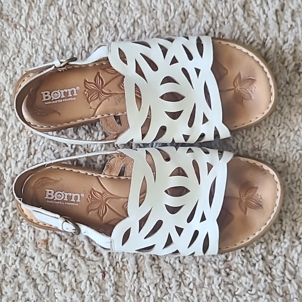 Born Sandals White size 8/39